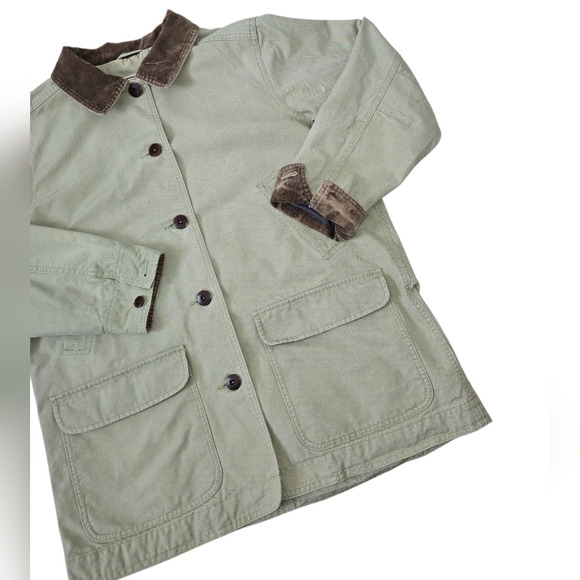 Vintage L.L.Bean Light Sage Barn/Hunting Jacket - Picture 3 of 16